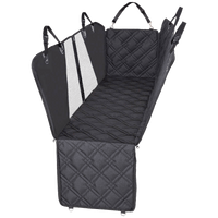 Meadowlark® Hammock Dog Car Seat Cover with Mesh Window - Waterproof, XL