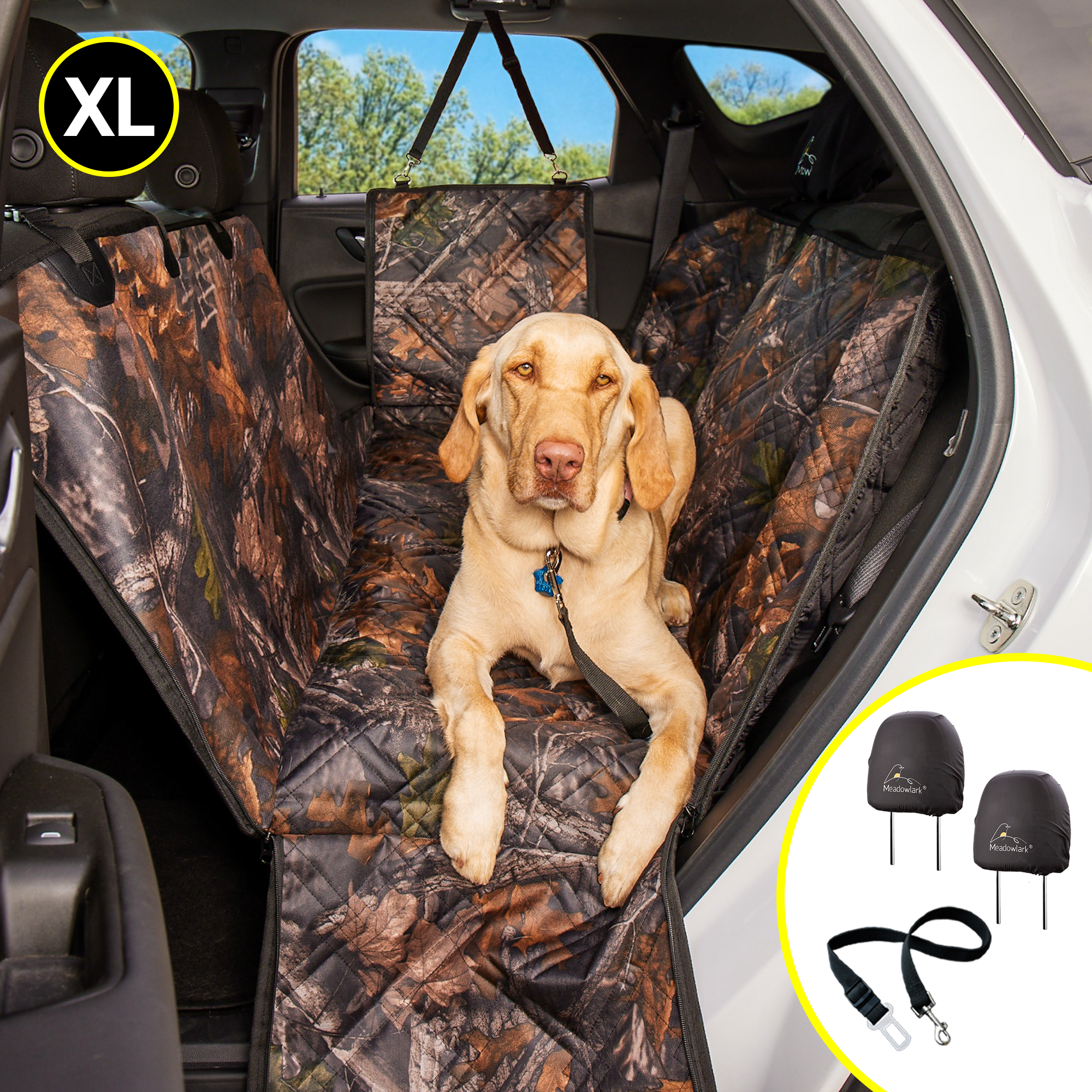 Topelek dog 2024 car seat cover
